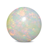 Round Natural White Opal Gemstones
