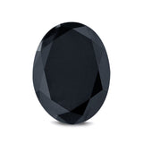 (Pack of 5) Oval Simulated Black CZ