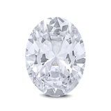 (Pack of 5) Oval White Simulated Cubic Zirconia
