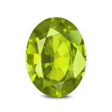 (Pack of 5) Oval Simulated Peridot CZ