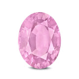 (Pack of 5) Oval Simulated Pink CZ