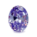 (Pack of 5) Oval Simulated Lavender CZ