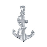 925 Sterling Silver Anchor Pendant Charm Fashion Jewelry