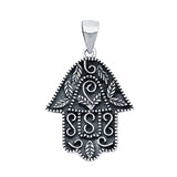 Sterling Silver Hamsa Pendant Charm 925 Sterling Silver Fashion Jewelry