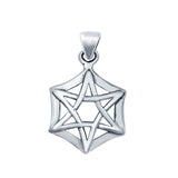 925 Sterling Silver Star Pendant Charm Fashion Jewelry