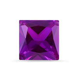 (Pack of 5) Princess Simulated Amethyst CZ