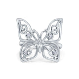 Butterfly CZ Ring 