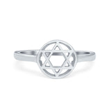 925 Sterling Silver Jewish Star of David Ring Wholesale