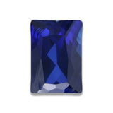 (Pack of 5) Radiant Synthetic Blue Sapphire