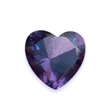 (Pack of 5) Heart Synthetic Alexandrite
