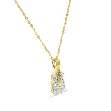 Diamond Guitar Necklace 14K Yellow Gold 0.16ct Wholesale