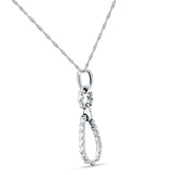 diamond teardrop necklace