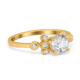 14K Yellow Gold Halo Round GIA Certified 6.5mm D VS1 1.01ct Lab Grown CVD Diamond Engagement Wedding Ring Size 6.5