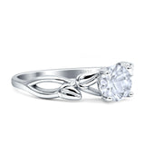 Budding Willow Solitaire Ring