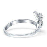 Butterfly Ring Cubic Zirconia 925 Sterling Silver Wholesale