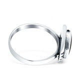 Triangular Ring Black Onyx Oxidized 925 Sterling Silver Wholesale