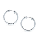 Minimalist Huggie Hoop Earrings Cubic Zirconia 925 Sterling Silver Wholesale