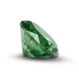 (Pack of 5) Round Simulated Green Emerald CZ