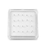 Simulated Cubic Zirconia Nose Stud 925 Sterling Silver 1.8mm-(20 Nose Studs in a Box)