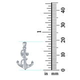 925 Sterling Silver Anchor Pendant Charm Fashion Jewelry