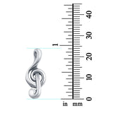 Music Note Charm Pendant 925 Sterling Silver