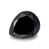 (Pack of 5) Pear Simulated Black CZ