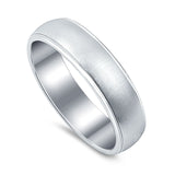 Wedding Ring Band Round 925 Sterling Silver (5mm)