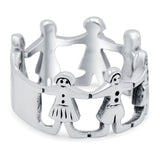 925 Sterling Silver Children's Oxidized Band Wholesale