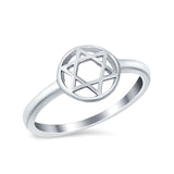 925 Sterling Silver Jewish Star of David Ring Wholesale