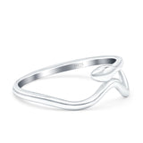 Snake Oxidized Band Solid 925 Sterling Silver Thumb Ring (7mm)