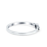 Bali Style Band Oxidized Solid 925 Sterling Silver Thumb Ring (3mm)