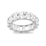 Eternity Stackable Band Simulated CZ 925 Sterling Silver Wedding Ring