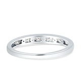 Diamond Half Eternity Stackable Wedding Ring 14K White Gold 0.27ct Wholesale