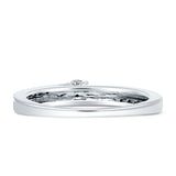 Diamond Solitaire Ring Round Statement 14K White Gold 0.23ct Wholesale