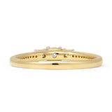 Vintage Style 0.25ct Three Stone Diamond Round Ring 14K Yellow Gold Wholesale