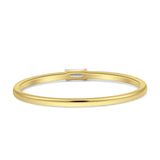 Diamond Baguette Ring Statement 14K Yellow Gold 0.10ct Wholesale