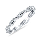 Full Eternity Twisted Ring