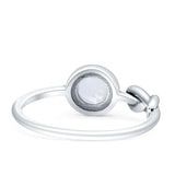 Tangled Knot Moonstone Ring Solid 925 Sterling Silver Wholesale