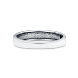 Sunset Oxidized Band Solid 925 Sterling Silver Thumb Ring (5mm)