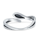 Snake Twisted Rope Adjustable Thumb Ring 925 Sterling Silver Wholesale