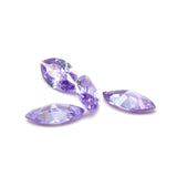 (Pack of 5) Marquise Simulated Lavender CZ