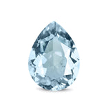 Pear Natural Aquamarine Gemstones