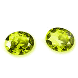 (Pack of 5) Oval Simulated Lime CZ
