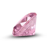 (Pack of 5) Round Simulated Pink CZ