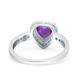 Amethyst Promise Ring