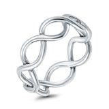  Infinity Braided Crossover Ring