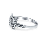Twisted Shank Butterfly Ring