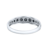 Iconic Vintage Full Moon Phases Beaded Statement Modern Style Oxidized Thumb Band