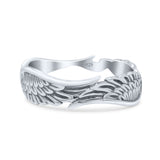 Unique Vintage Wings Design Antique Feather Band Thumb Ring