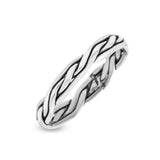 Perfect Braided Design Trinity Weave Knot Oxidized